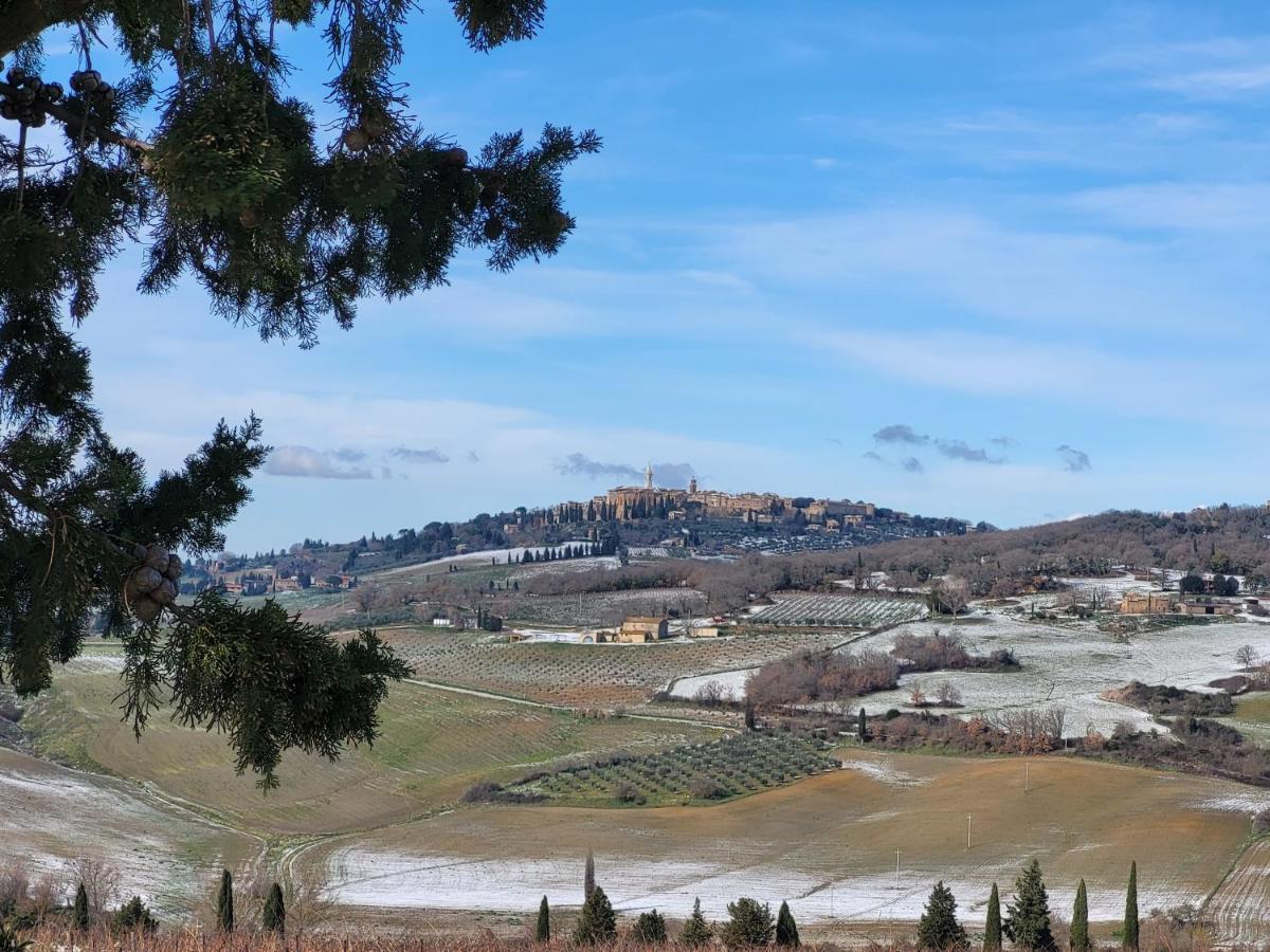 Апартаменты Casa Per L'Osticcio Vista Sulla Val D'Orcia Монтальчино Экстерьер фото